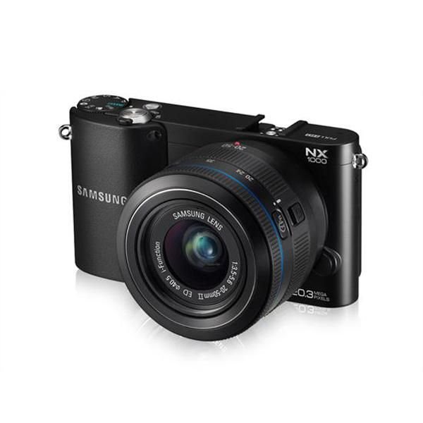 Samsung NX1000+20-50mm Objektif Aynasız Profesyonel Dijital Fotoğraf Makinesi Pembe