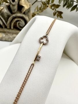 Key Pırlantalı Bileklik