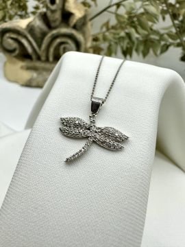Dragonfly Pırlantalı Kolye
