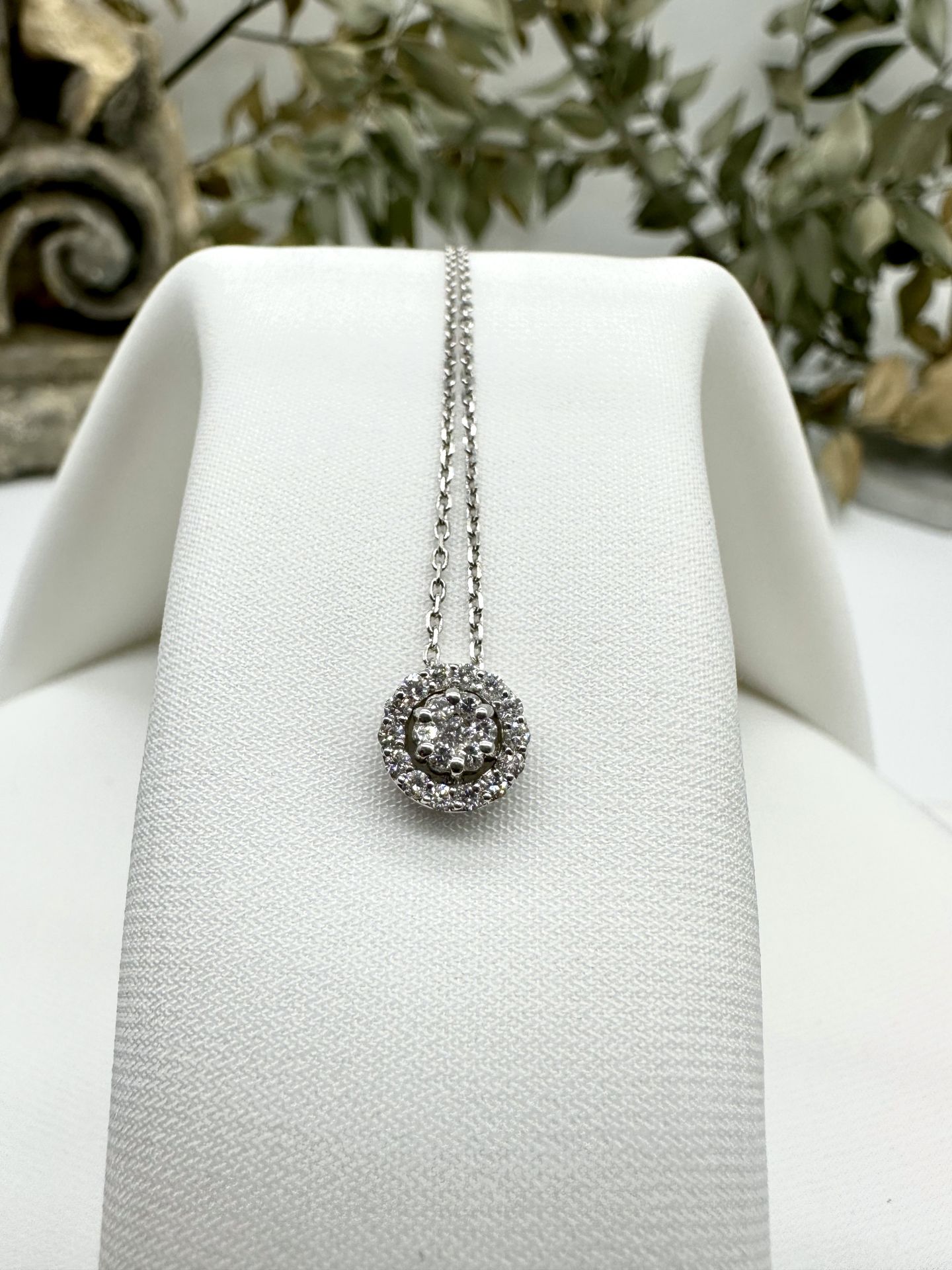 Circle Pırlantalı Kolye