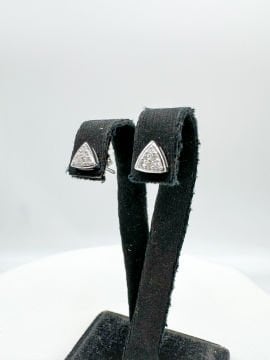 Triangle Pırlantalı Küpe