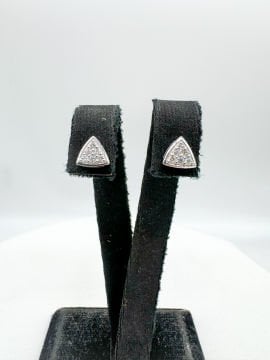 Triangle Pırlantalı Küpe