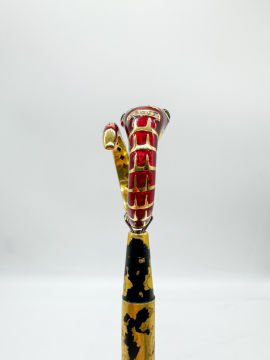 Kırmızı Mineli Serpent Yüzük