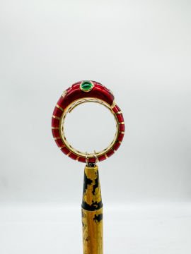Kırmızı Mineli Serpent Yüzük