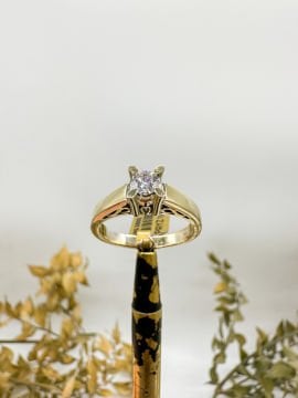 0.24ct Pırlanta Tektaş Yüzük