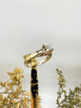 0.24ct Pırlanta Tektaş Yüzük