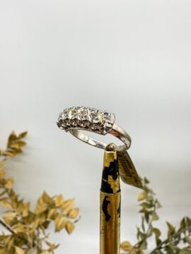 0.14ct Pırlanta Yeditaş Yüzük