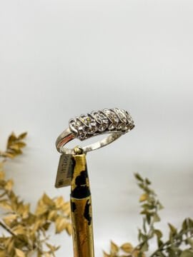 0.14ct Pırlanta Yeditaş Yüzük