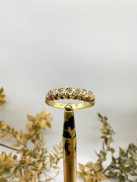 0.20 ct Pırlanta Yeditaş Yüzük