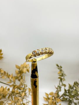 0.20 ct Pırlanta Yeditaş Yüzük