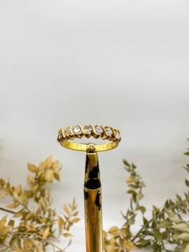 0.35 ct Pırlanta Yeditaş Yüzük