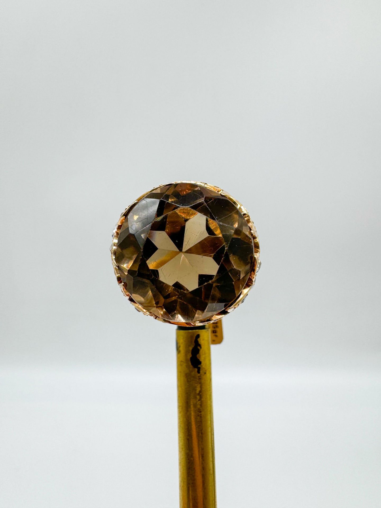 Elmaslı Smoky Topaz Yüzük