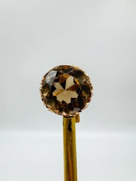 Elmaslı Smoky Topaz Yüzük