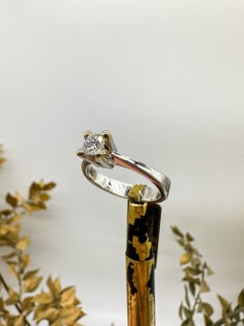 0.39 ct Pırlanta Tektaş Yüzük