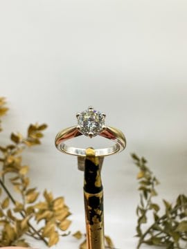 0.80 ct Pırlanta Tektaş Yüzük