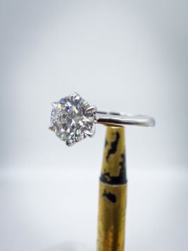 0.90ct Pırlanta Tektaş Yüzük