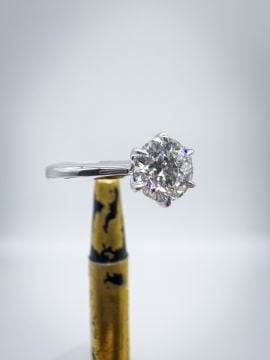 0.90ct Pırlanta Tektaş Yüzük
