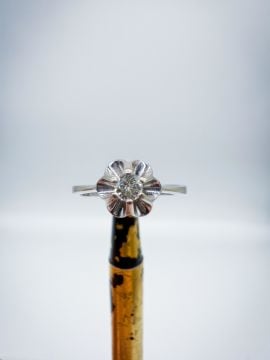 0.12ct Pırlanta Tektaş Yüzük