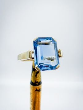 Blue Topaz Yüzük