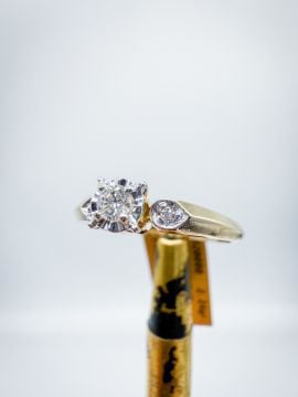 0.13 ct Pırlanta Tektaş Yüzük