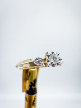 0.13 ct Pırlanta Tektaş Yüzük