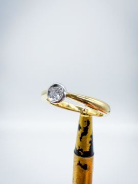 0.13ct Pırlanta Tektaş Yüzük
