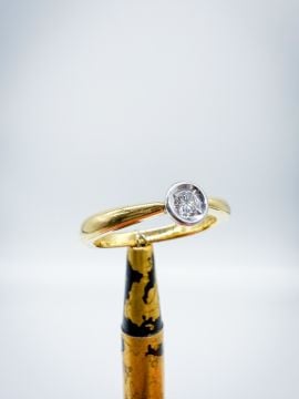 0.13ct Pırlanta Tektaş Yüzük