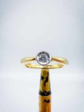 0.13ct Pırlanta Tektaş Yüzük