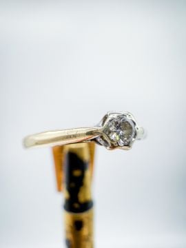 0.07ct Pırlanta Tektaş Yüzük