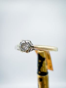 0.07ct Pırlanta Tektaş Yüzük