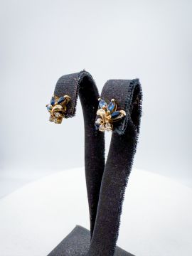 Pılantalı Safir Küpe