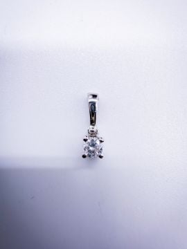 0.07ct Pırlanta Tektaş Kolye Ucu