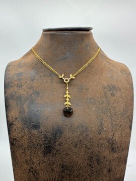 Smoky Topaz Kolye