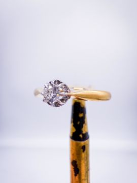 0.16ct Pırlanta Tektaş Yüzük