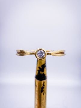 0.07 ct Pırlanta Tektaş Yüzük