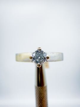 0.19 ct Pırlanta Tektaş Yüzük