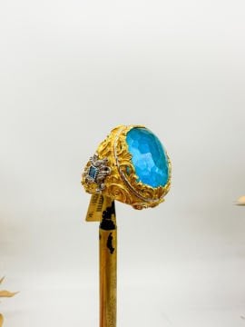 Blue Topaz Yüzük