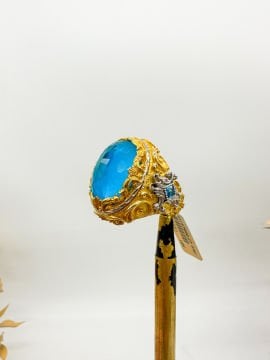 Blue Topaz Yüzük