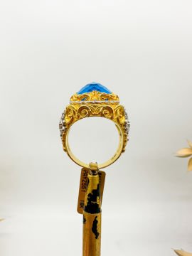 Blue Topaz Yüzük
