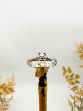 0.10ct Pırlanta Tektaş Yüzük