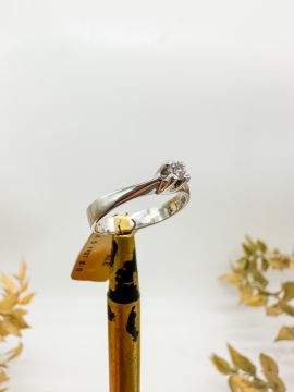0.10ct Pırlanta Tektaş Yüzük