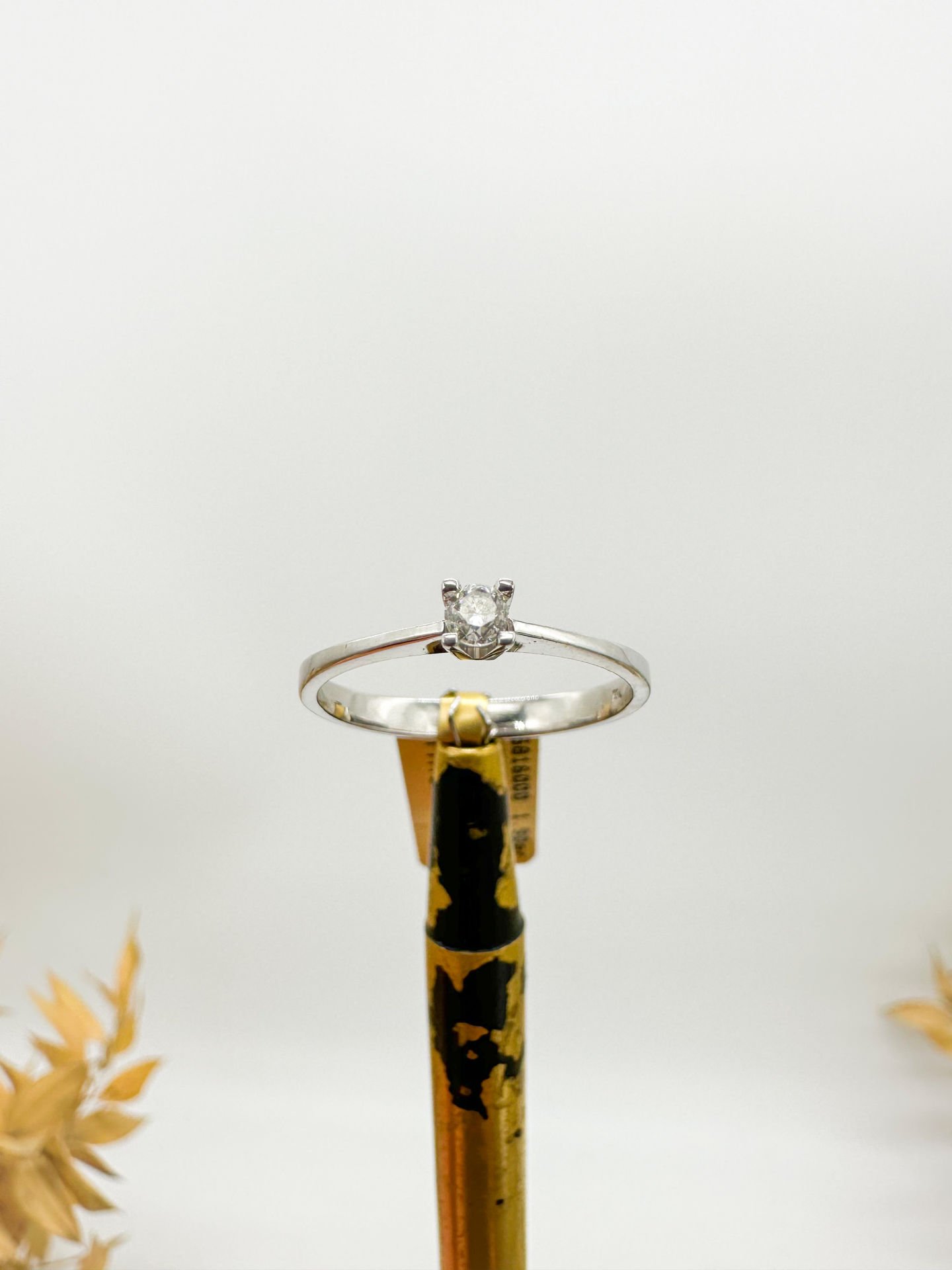 0.08ct Pırlanta Tektaş Yüzük
