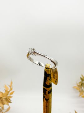 0.08 ct Pırlanta Tektaş Yüzük