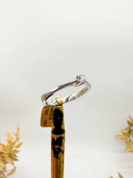 0.08 ct Pırlanta Tektaş Yüzük