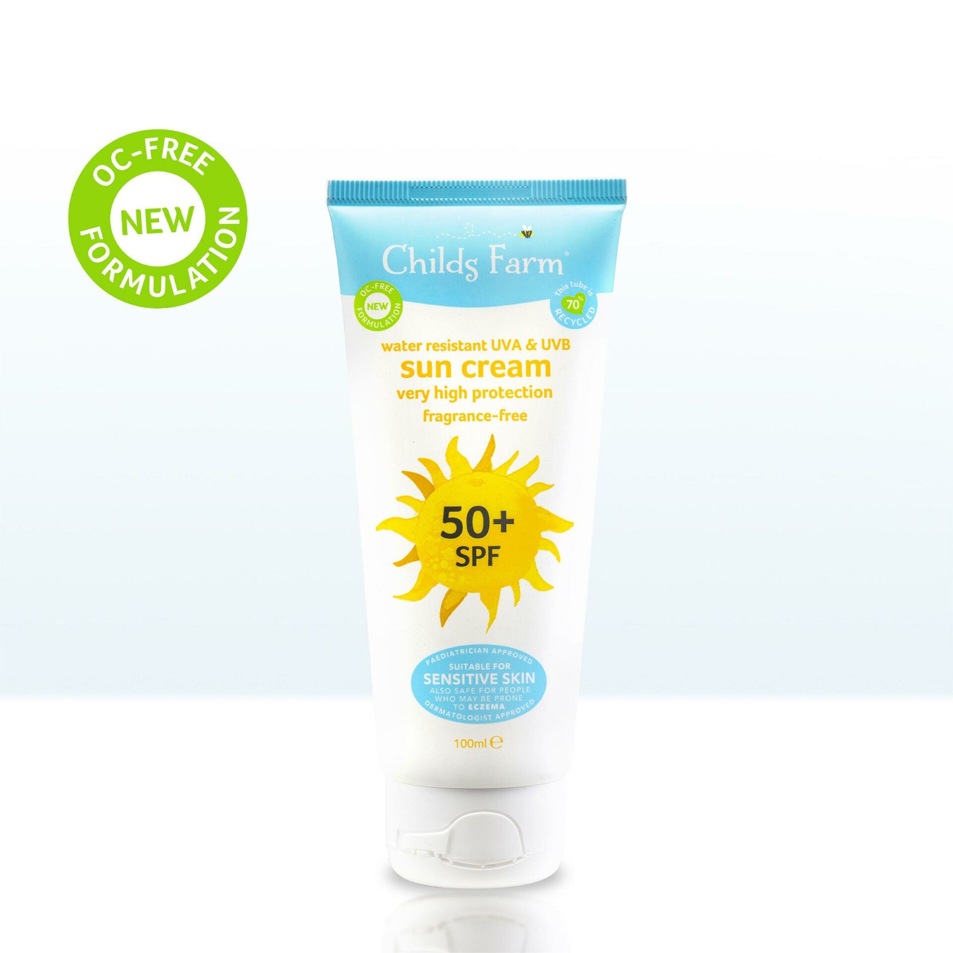 Childs Farm 50+ SPF Güneş Kremi Kokusuz 100ml