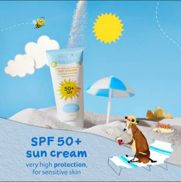 Childs Farm 50+ SPF Güneş Kremi Kokusuz 100ml