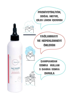 HYDROMİEL Hair Tonic - With Probiotics and Natural Fruit Extract - For Children and Parents 250ml