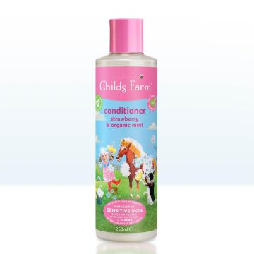 Childs Farm Kinder-Haarspülung mit Erdbeere und Bio-Minze, 250 ml