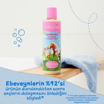 Childs Farm Çilek ve Organik Nane Özlü Çocuk Saç Krem 250ml