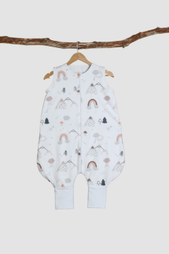 Organic Double Layer (1 tog) – Mountain – Winter & Spring Baby & Child Sleeping Bag